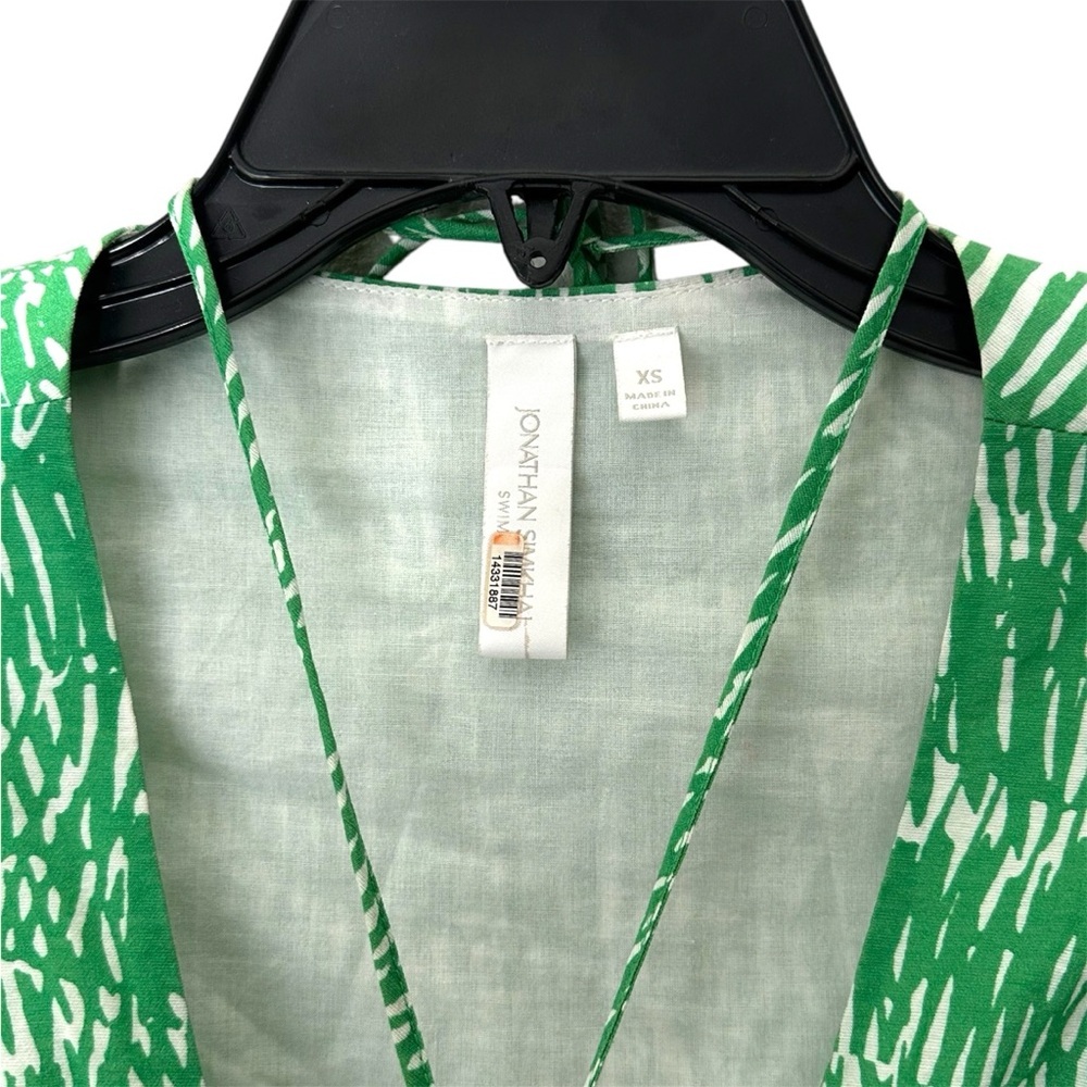 Simkhai Adelaide Cutout Mousseline Maxi Dress in Kelly Abstract Fern size XS - Picture 9 of 16